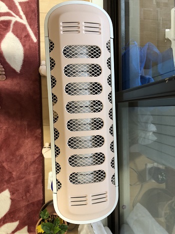 オイルヒーター上